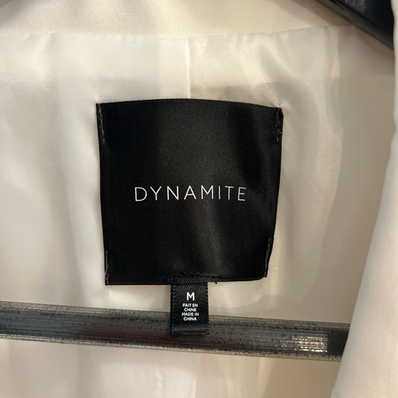 Dynamite White Blazer - Picture 3 of 5